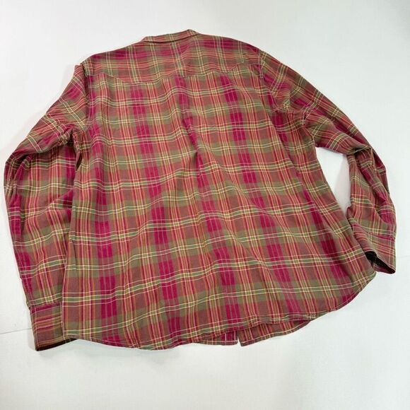 Denim & Supply Ralph Lauren Shirt women’s XXL Red Pearl Snap Button-Down Country - Picture 5 of 8